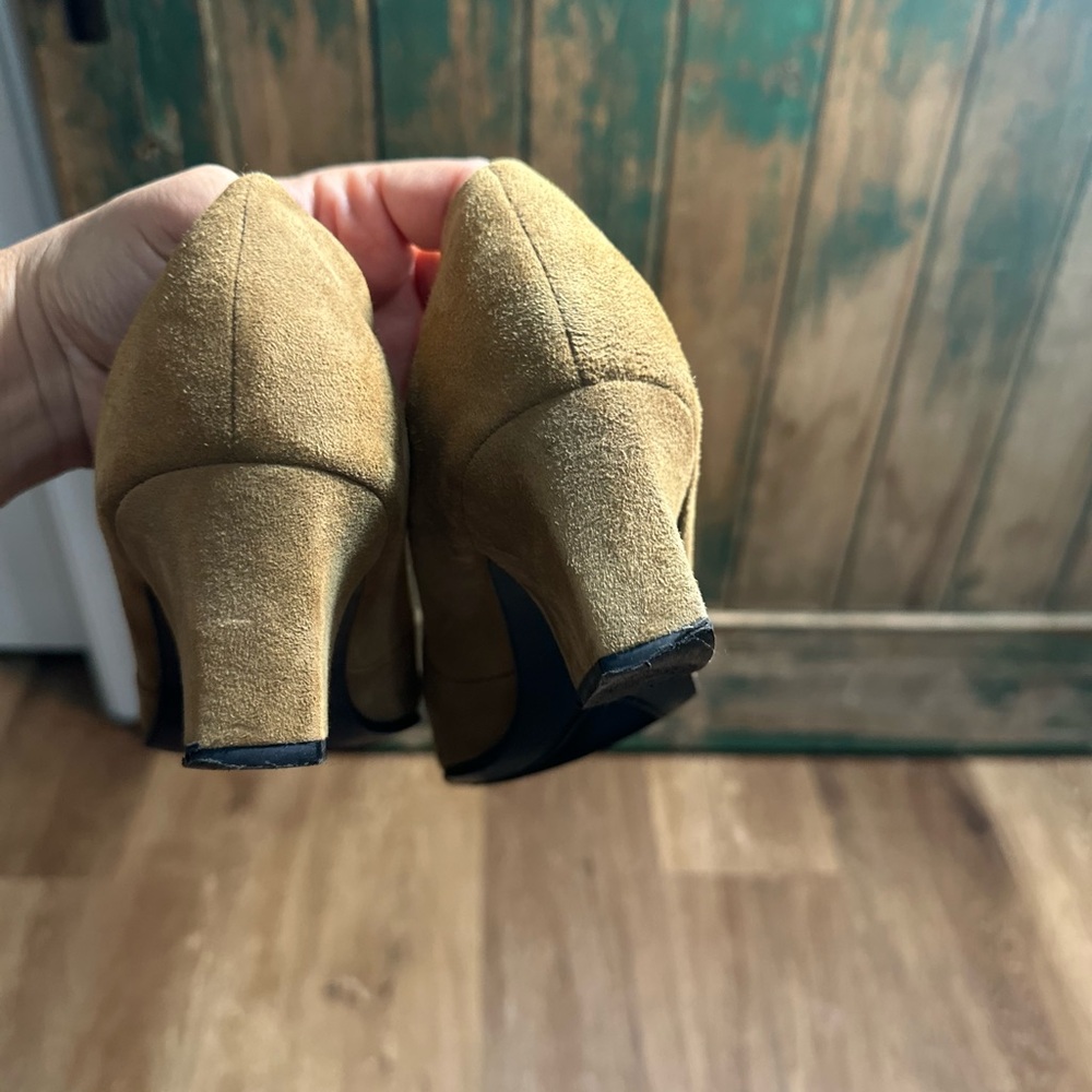 Karen Scott Riley Soft taupe Suede Academia Career Block Heel
Loafers women sz10 - Picture 7 of 12